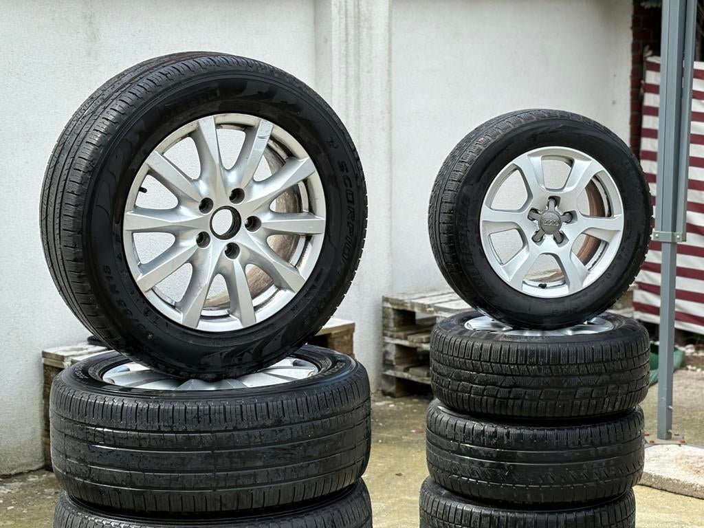 Porsche/Audi velgen met banden, Auto-onderdelen, Ophalen, Band(en)