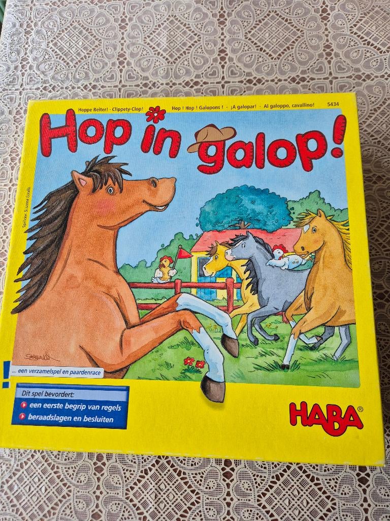 Haba Hop in Gallop - Jeu de chevaux pour les enfants - 3 ans, Hobby & Loisirs créatifs, Jeux de société | Jeux de plateau, Comme neuf