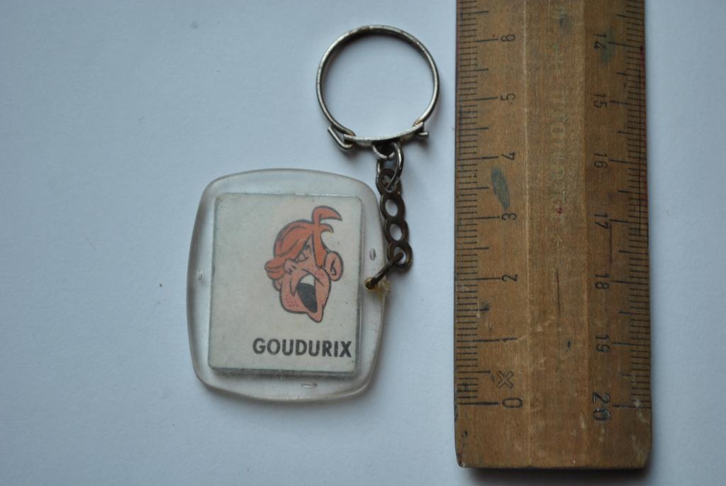 Porte clés publicitaire Lessive Soleil Asterix Goudurix RARE, Collections, Enlèvement ou Envoi, Utilisé, Marque