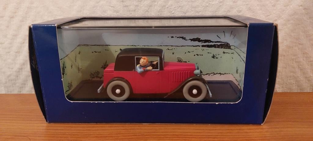 TINTIN Atlas auto 1/43 'The Spider Coupé' L'oreille cassée, Enlèvement, Comme neuf, Voiture, Autres marques