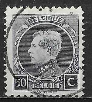 België OPC 211A Z.M. Koning Albert I Montenez, Ophalen of Verzenden, Gestempeld, Koninklijk huis