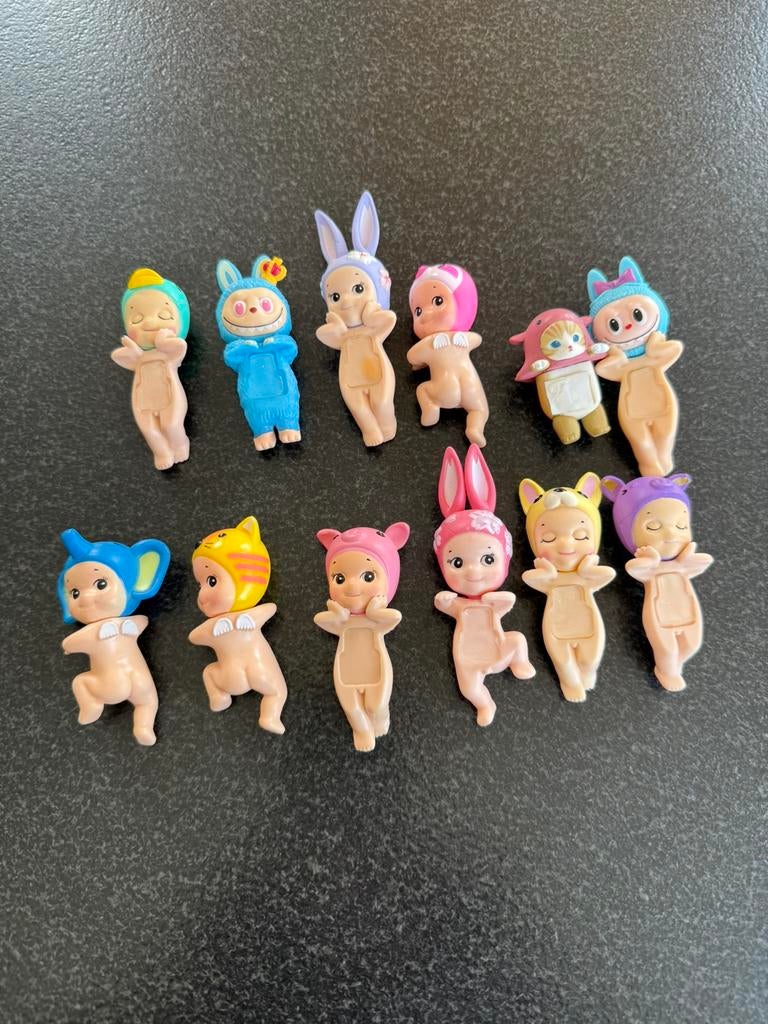 Lot 12 figurines imitation Sonny Angel, Enlèvement ou Envoi, Comme neuf