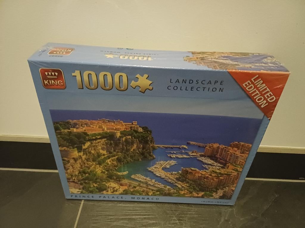 Puzzel king Monaco, Ophalen of Verzenden, 500 t/m 1500 stukjes, Nieuw, Legpuzzel