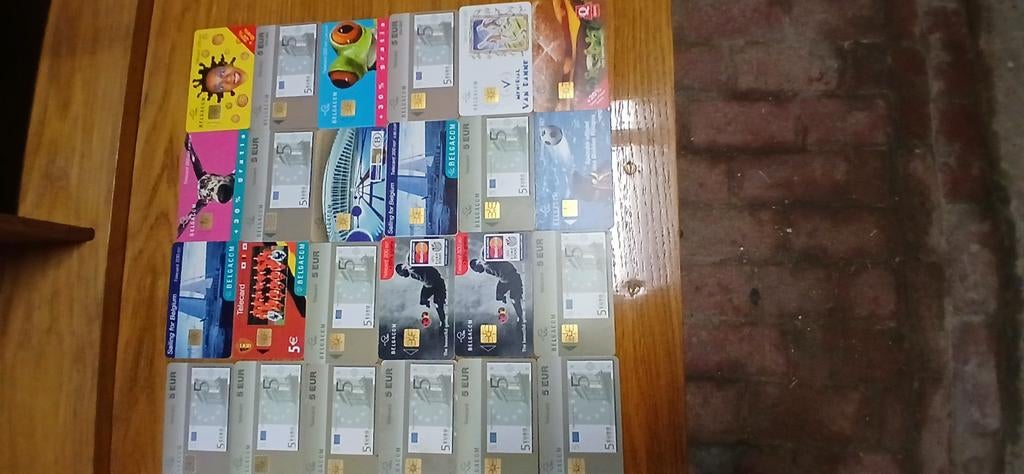 Oude telefoonkaart, Ophalen