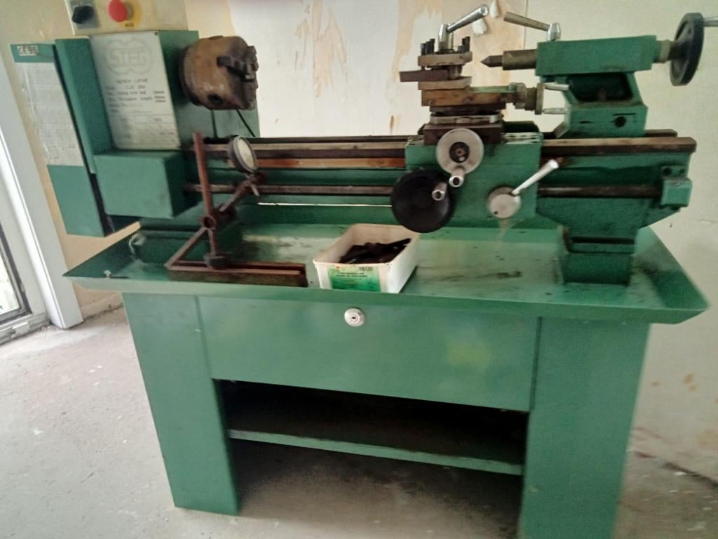 Metaal draaibank, Doe-het-zelf en Bouw, Draaibanken, Ophalen, Gebruikt, Metaaldraaibank