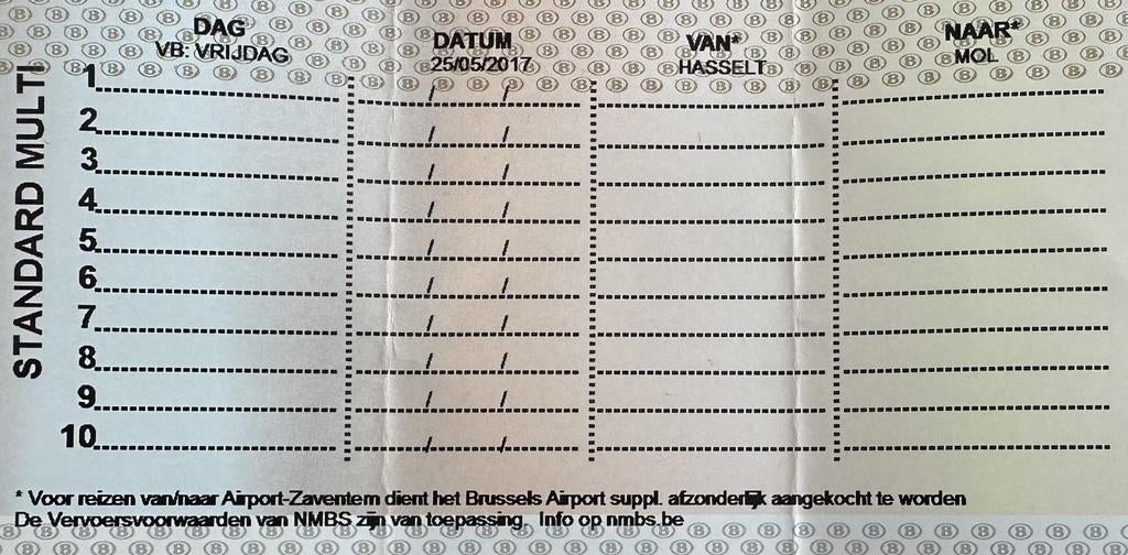 GEZOCHT: railpass geldig tem September 2026, Ophalen of Verzenden