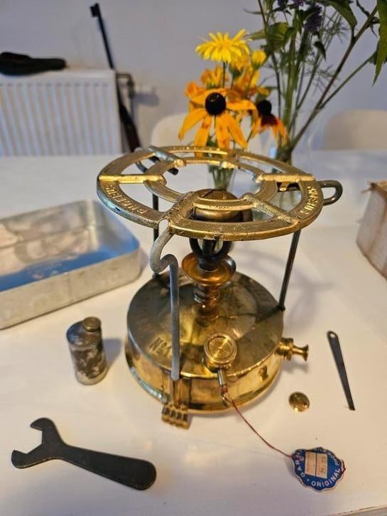 phoebus nr1 antieke koperen kachel, Antiek en Kunst, Ophalen of Verzenden