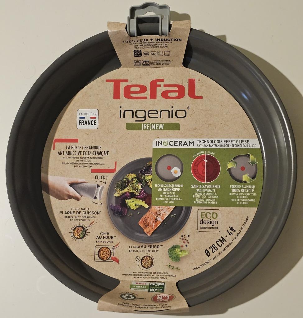 Tefal Ingenio Inoceram Renew On, Mineralia+, Huis en Inrichting, Keuken | Potten en Pannen, Inox, Inductieplaat, Nieuw, Ophalen of Verzenden