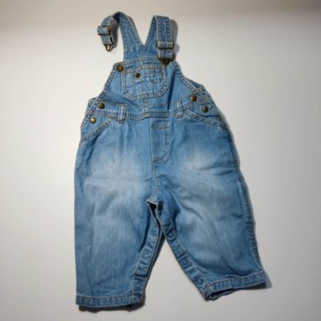 Salopette en jeans - 12 mois, Kinderen en Baby's, Babykleding | Maat 74, Jongetje of Meisje, H&M, Ophalen of Verzenden, Overige typen