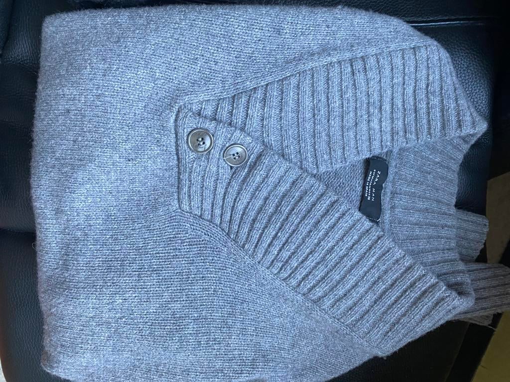 Wollen heren truien, Kleding | Heren, Verzenden, Zo goed als nieuw, Grijs