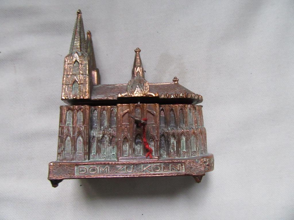Miniatuur Dom Zu Koln kluisje (rood koper), Ophalen of Verzenden