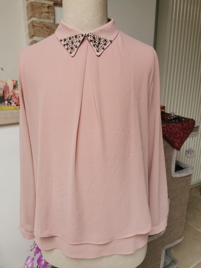 Magnifique chemisier en voile de chez Rosa Rosa, Enlèvement ou Envoi, Comme neuf, Taille 38/40 (M)