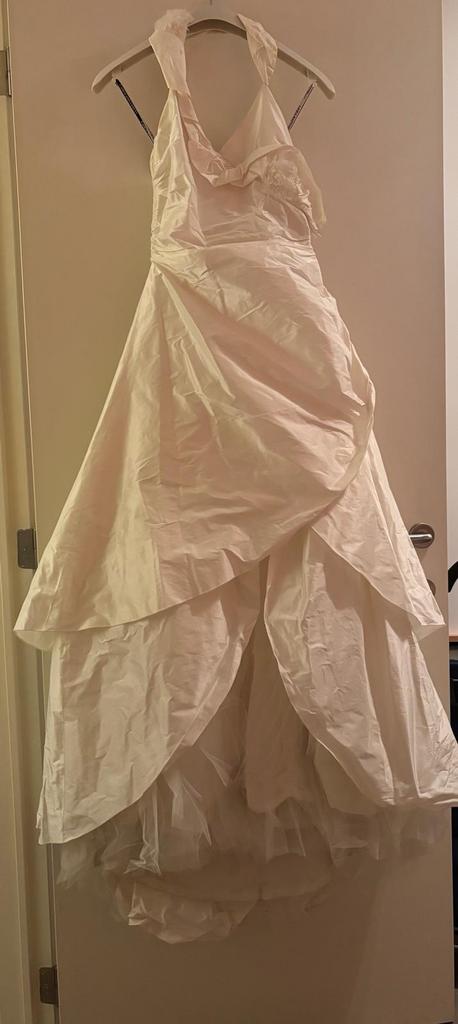 Trouwjurk van Linea Rafaelli, Kleding | Dames, Ophalen, Zo goed als nieuw, Wit, Trouwjurk