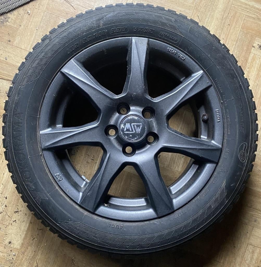 OZ velgen met winterbanden, Autos : Pièces & Accessoires, Pneus & Jantes, 15 pouces, Pneus hiver, Véhicule de tourisme, 185 mm