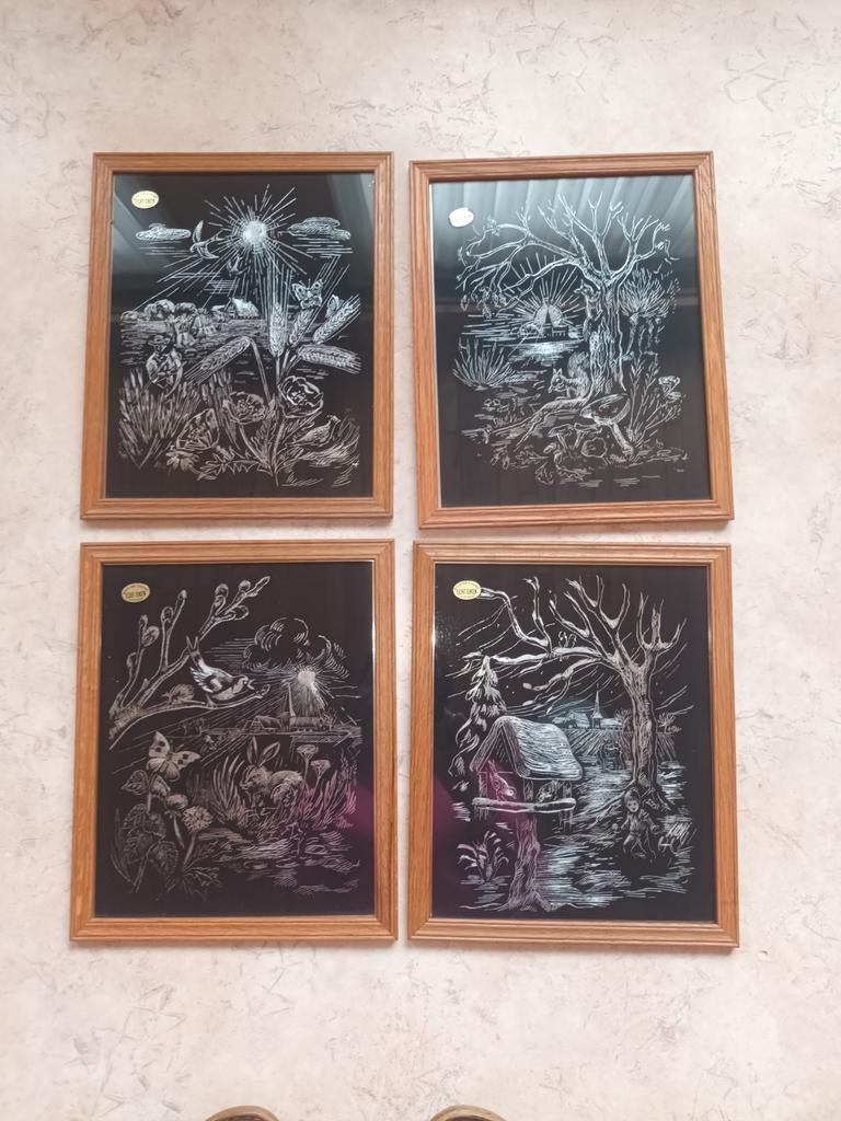 4 kaders de vier jaargetijden, Enlèvement