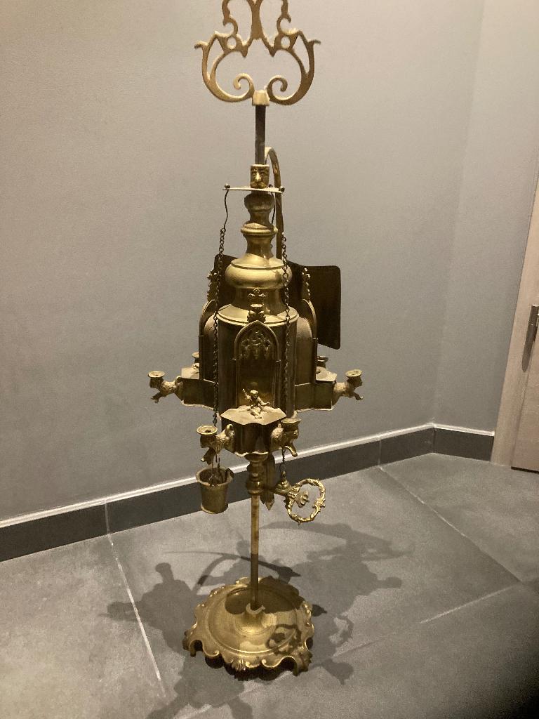 Antiquité lampe à huile florentine, Antiquités & Art, Curiosités & Brocante, Enlèvement