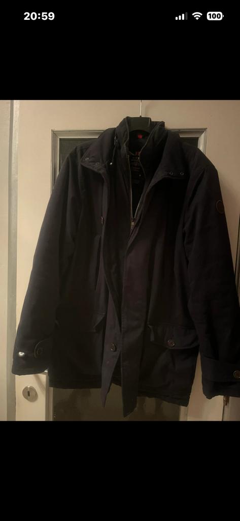 Veste parka à capuche bleu   River Woods classique et chaude, Kleding | Heren, Jassen | Winter, Ophalen of Verzenden, Zo goed als nieuw