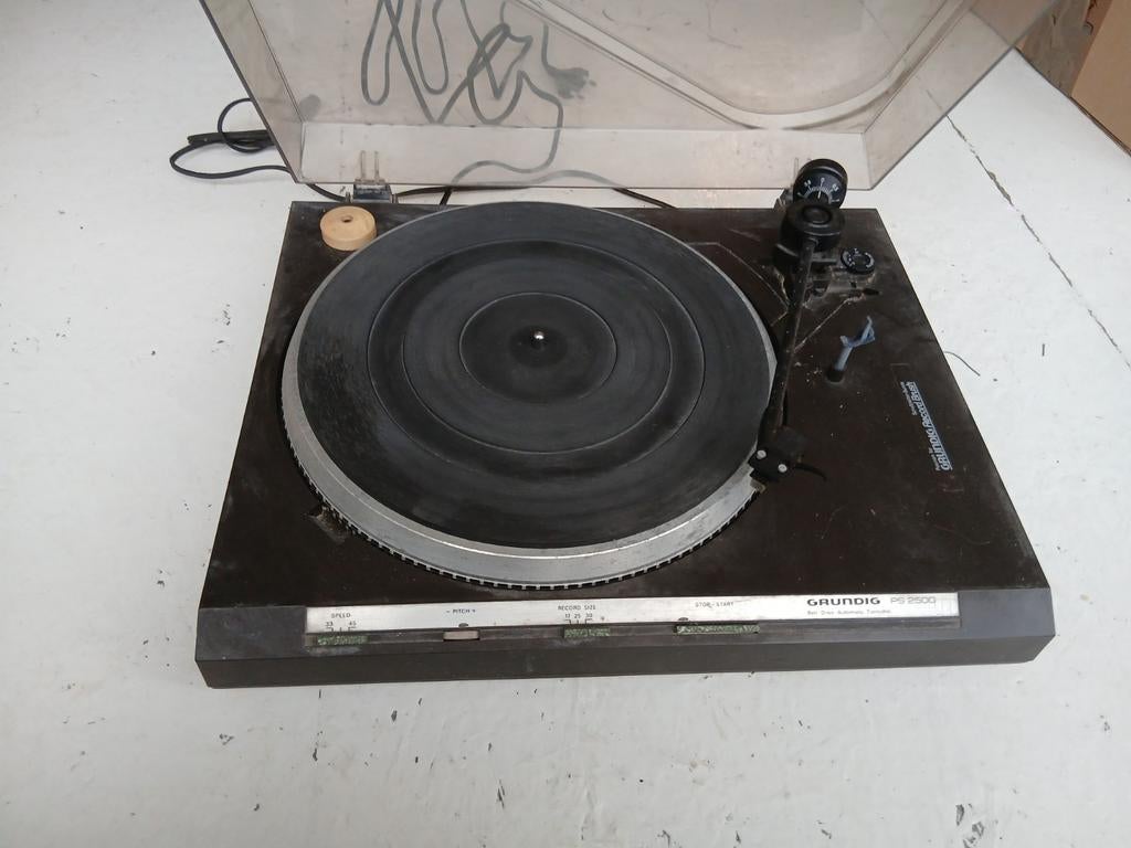 grundig ps 2500 platendraaier, Ophalen, Niet werkend, Overige merken