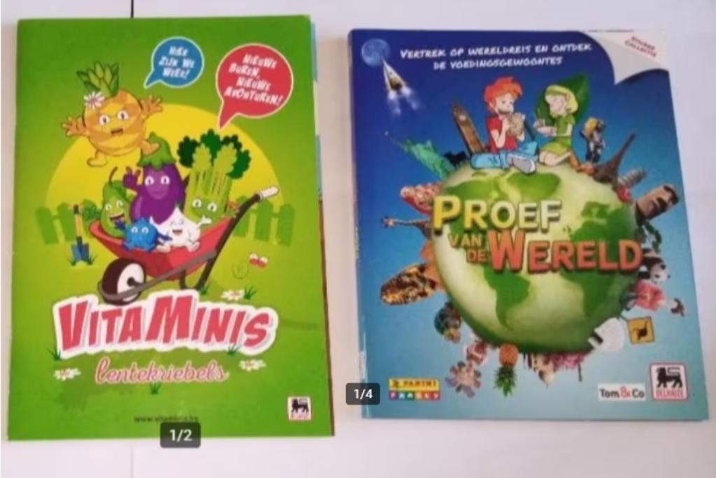 boeken: Vitaminis I en II, proef de wereld, boer-de-reis, Enlèvement ou Envoi