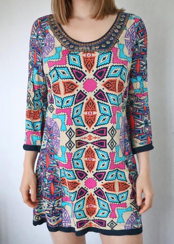 René Derhy Robe bohème ethnique multicolore Taille S, Vêtements | Femmes, Robes, Enlèvement ou Envoi