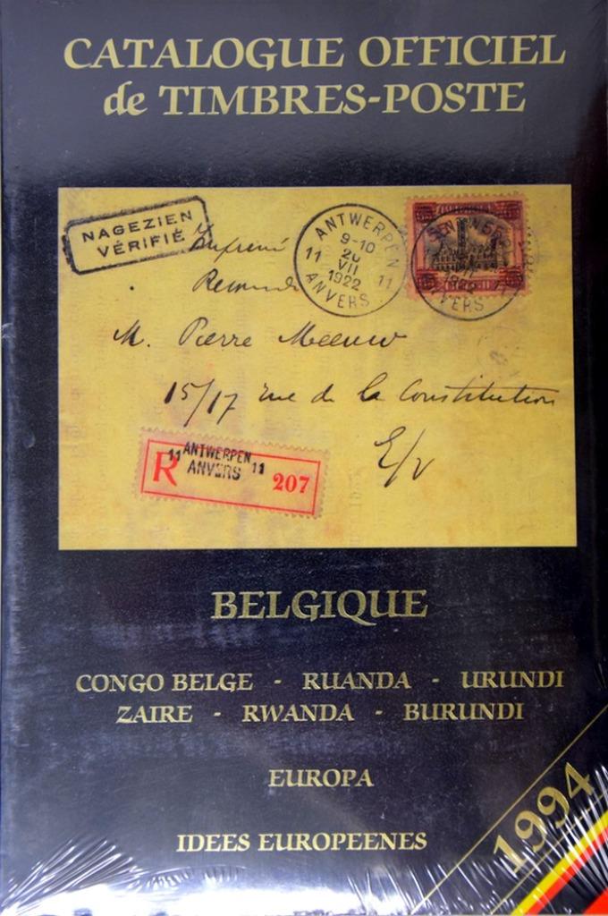 Catalogue Officiel 1994 Timbre Belge 39e Edition, Enlèvement, Catalogue