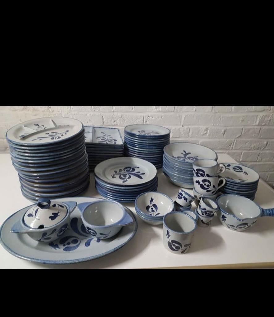 Vaisselle Vintage St Clément  85 pces, Antiquités & Art