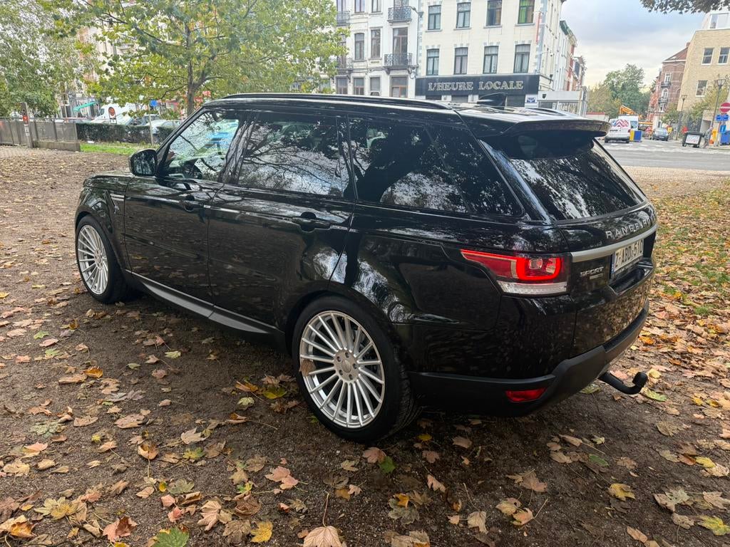 RANGE ROVER SPORT 2019 94.000km diesel, Autos, Land Rover, Cuir, Euro 6, Carnet d'entretien, Noir
