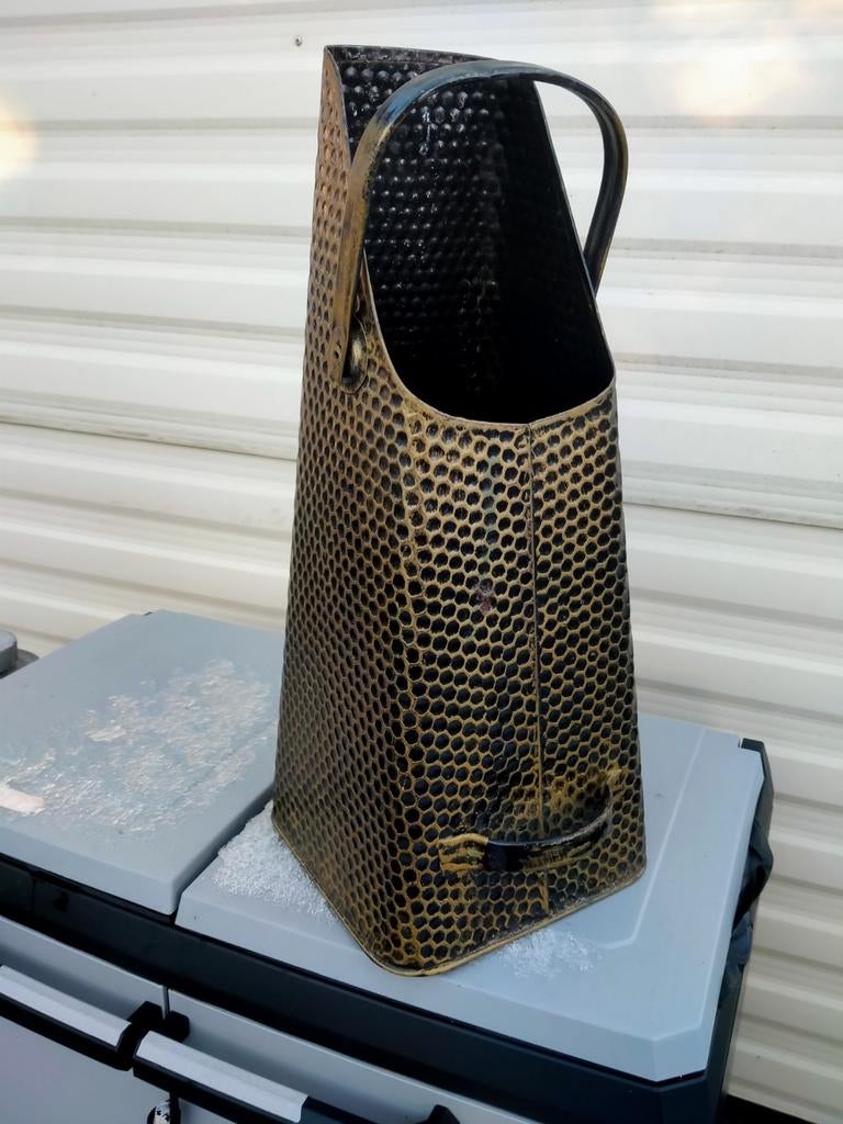 Kolen emmer retro mooi gehamerd,,,geen blutsen of krassen, Ophalen