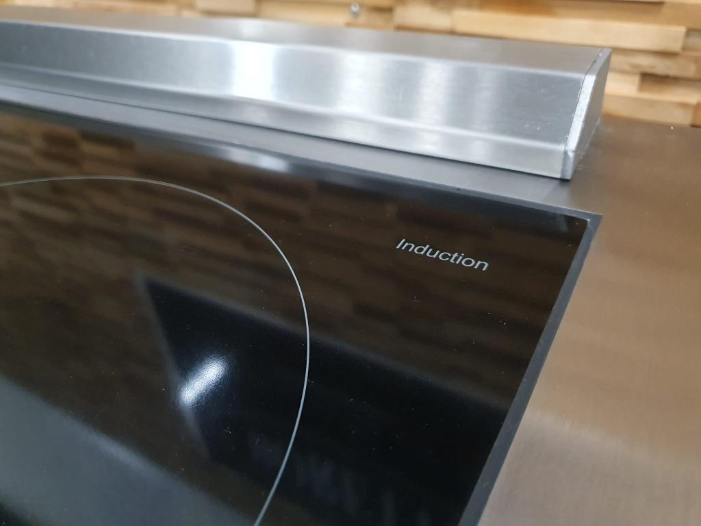 🔥Luxe Fornuis Lacanche 90cm INDUCTIE bordeaux rood messing, Elektronische apparatuur, Fornuizen, 60 cm of meer, Ophalen of Verzenden