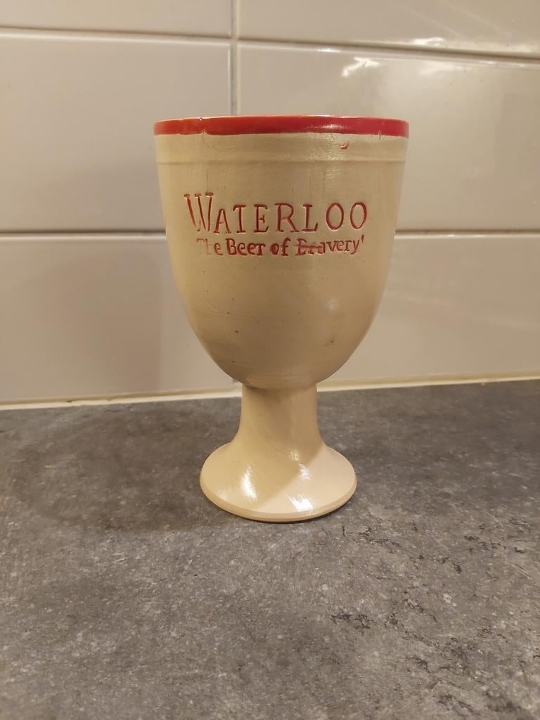 Waterloo bierkelk - bierbeker nieuw (2x), Verzamelen, Ophalen, Nieuw