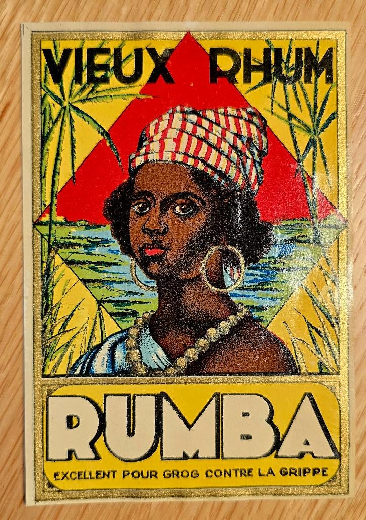 Vieux Rhum RUMBA Etiquette ancienne - Label 106, Enlèvement ou Envoi, Autres types