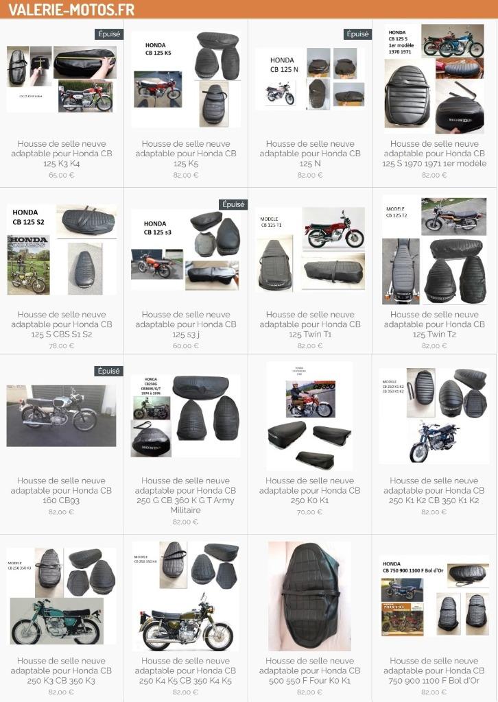 Housse de selle neuve adaptable pour Honda Suzuki Yamaha Kaw, Envoi, Neuf