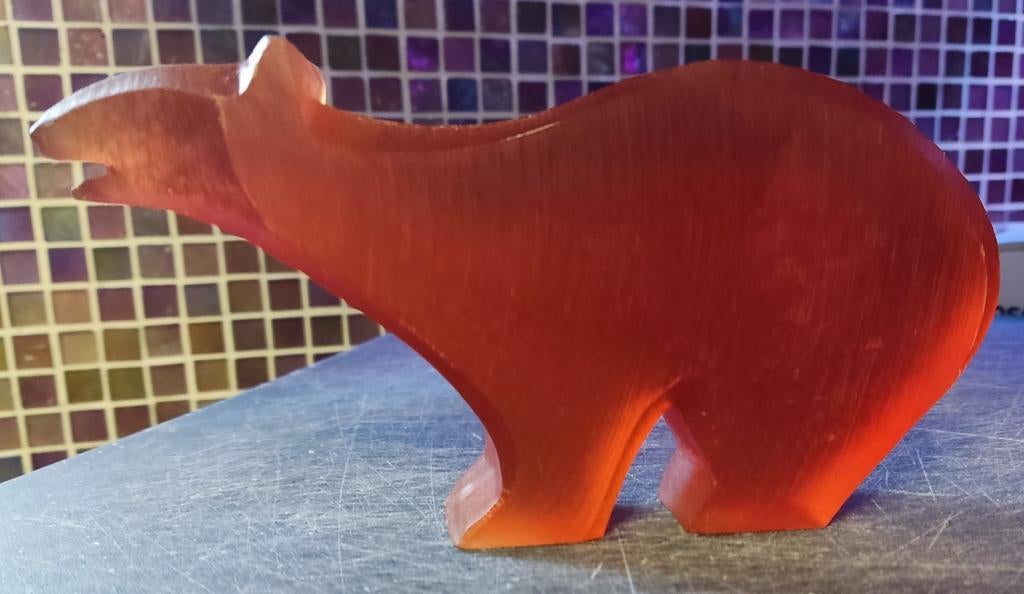 Ours polaire en résine, Antiquités & Art, Enlèvement ou Envoi