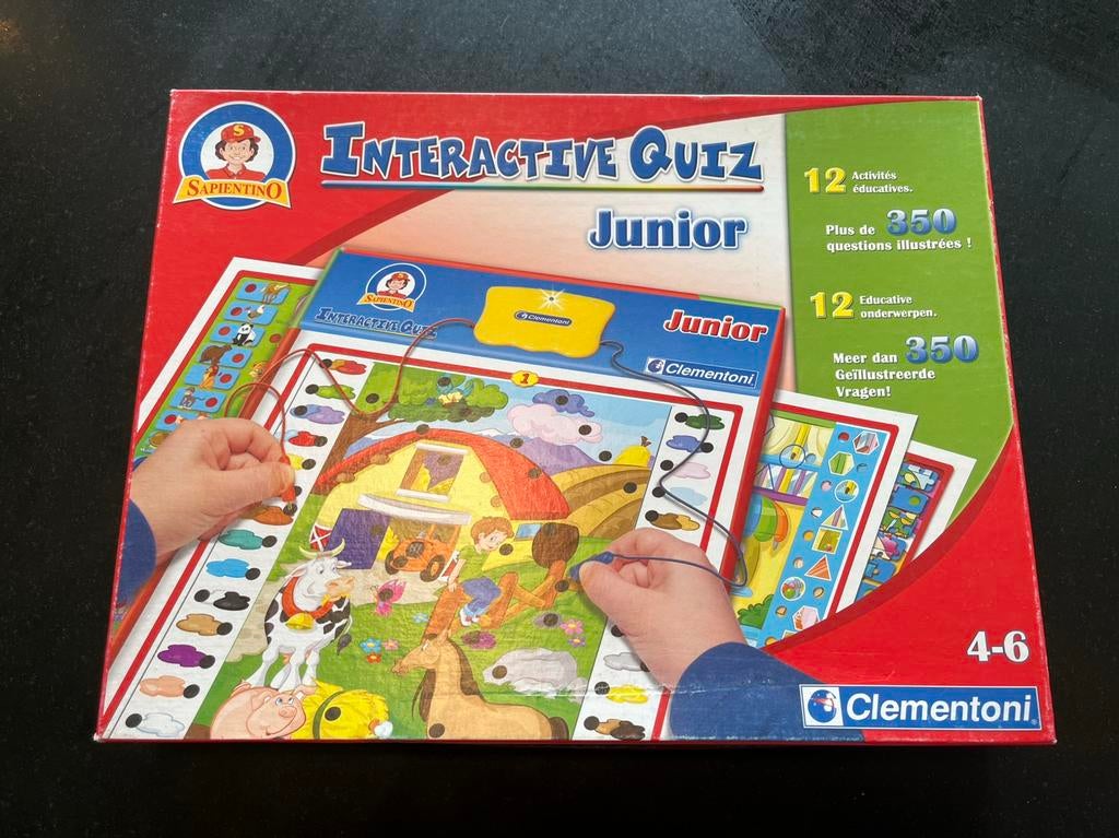 Clementoni Interactive quiz junior 4-6 jaar., Ophalen of Verzenden, Gebruikt, Elektronica