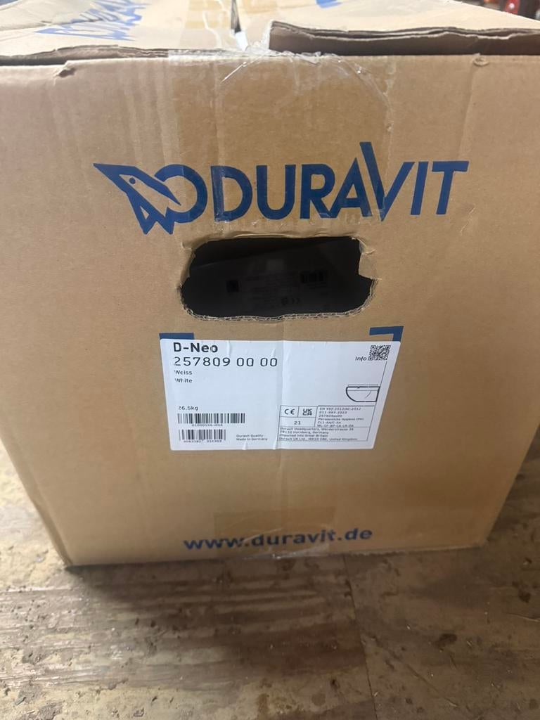 Wc pot Duravit D-Neo (nieuw in de doos), Bricolage & Construction, Sanitaire, Enlèvement, Neuf