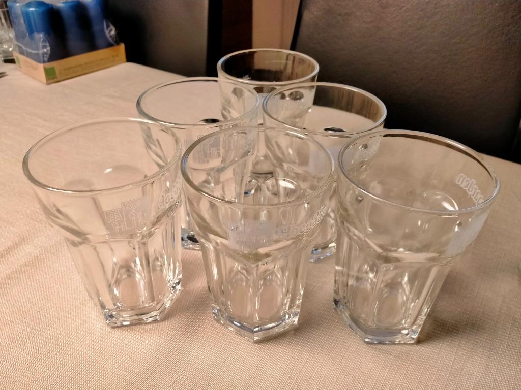 Verres Hoegaarden 6 pièces, Enlèvement ou Envoi, Comme neuf, Verre à bière