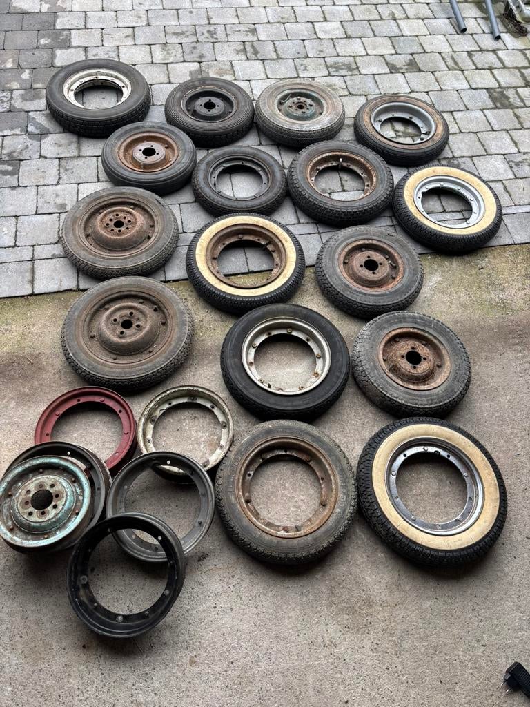 Roues vespa, Enlèvement, Utilisé