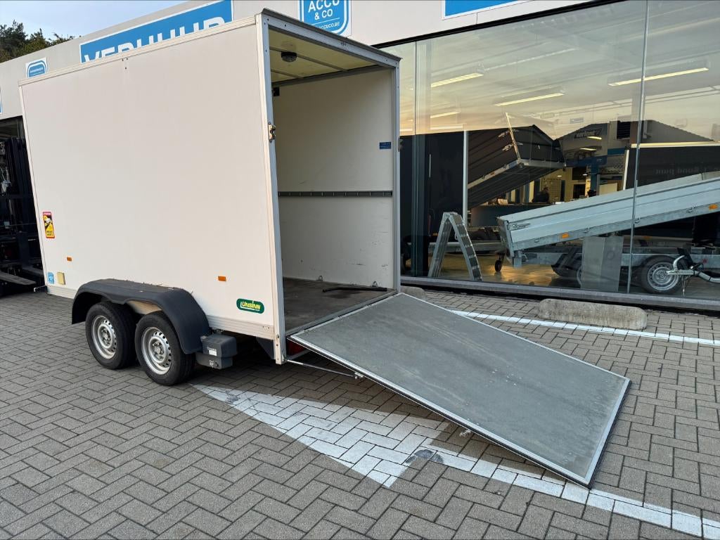 Gesloten Aanhangwagen – Movers & Oprijklep – 2000 kg – 2018, Autos : Divers, Remorques, Enlèvement, Utilisé