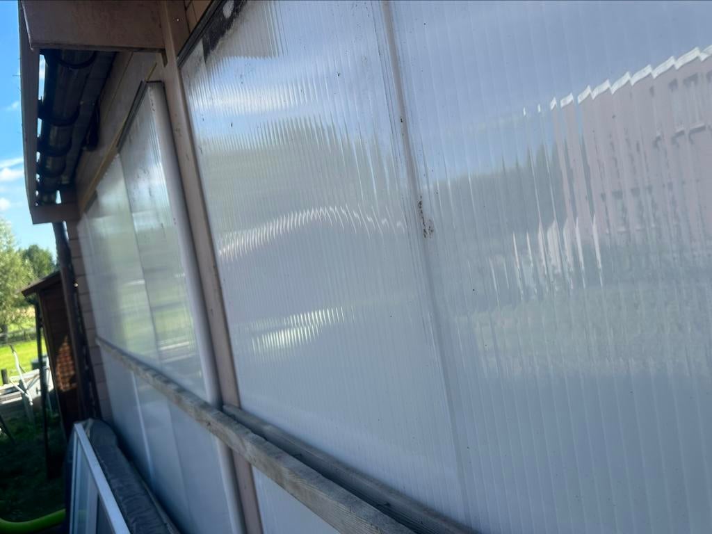 Polycarbonaat plaat, Ophalen, Gebruikt, Veranda