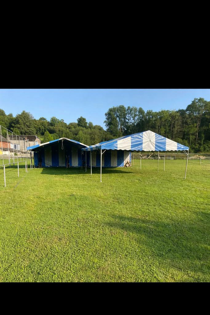 2 Tonnelles 6x6, Enlèvement, Utilisé