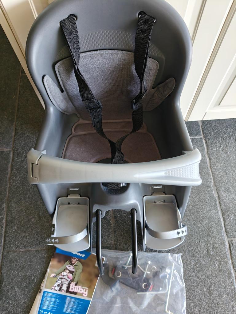Fietsstoeltje Bilby junior tot 15 kg, Ophalen, Voetsteuntjes, Voorzitje, Zo goed als nieuw