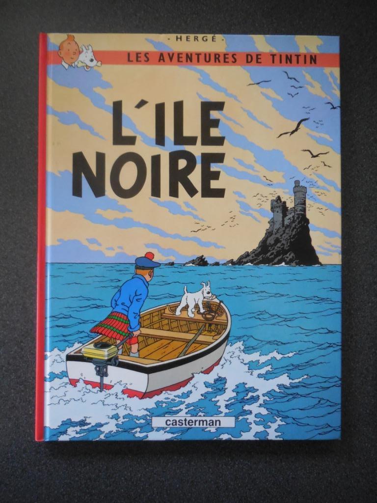« Les aventures de Tintin - L'Ille noire » Herge - Casterman, Enlèvement ou Envoi, Comme neuf, Herge