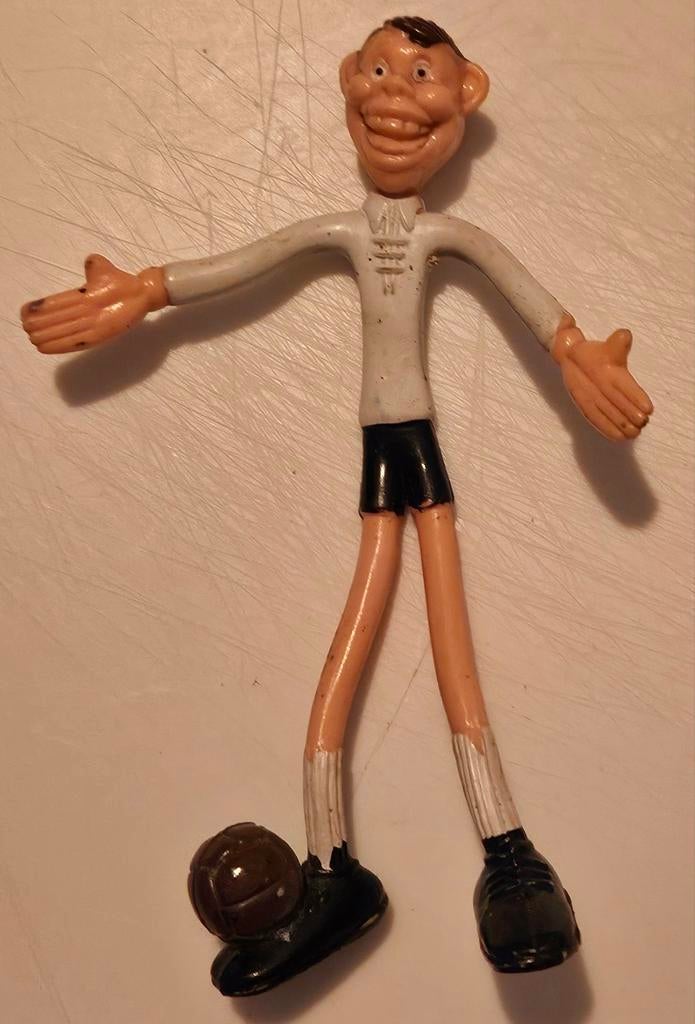 Bendy Toy voetbal 1980
Dit is een vintage, buigb, Verzamelen, Ophalen of Verzenden