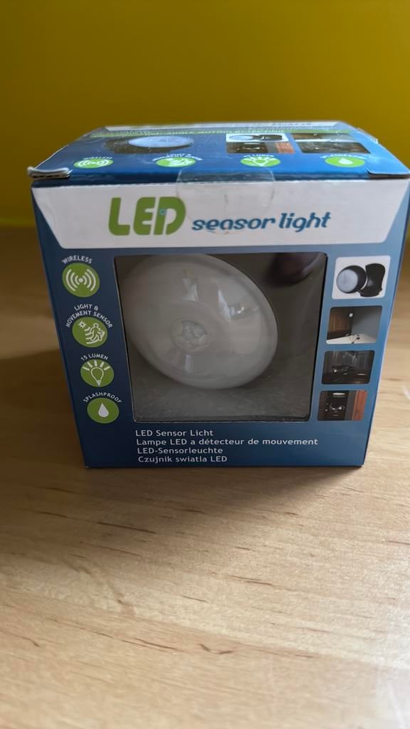 Lampe led neuve à détecteur de mouvement Seasor light, Enlèvement ou Envoi, Neuf, LED