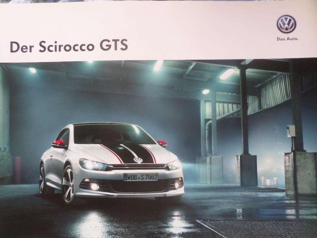Volkswagen VW Scirocco GTS 2013 Brochure, Boeken, Auto's | Folders en Tijdschriften, Volkswagen, Ophalen of Verzenden
