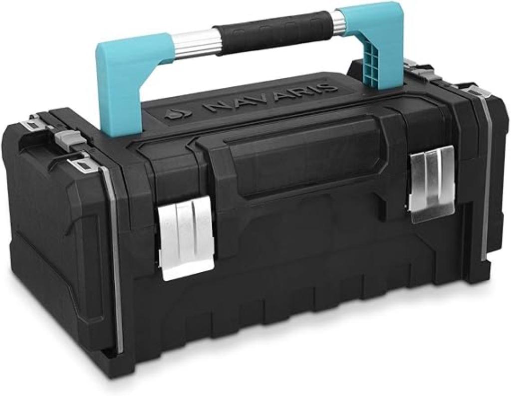 Boîte à outils en plastique Navaris LIVRAISON RAPIDE ET GRAT, Envoi, Neuf
