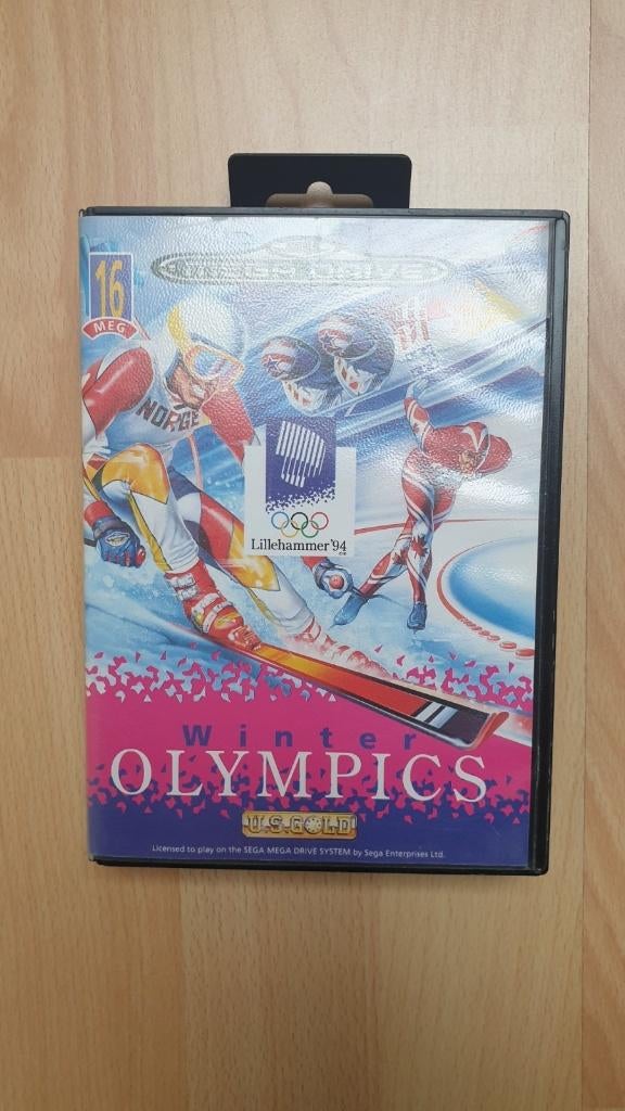 Megadrive - Winter Olympics - Jeu avec coffret, Enlèvement ou Envoi, Utilisé
