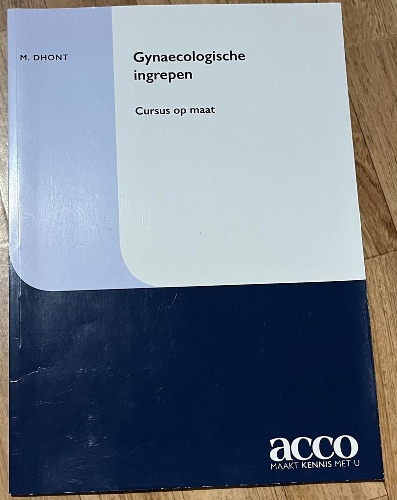 Handboek gynaecologische ingrepen, Boeken, Ophalen of Verzenden