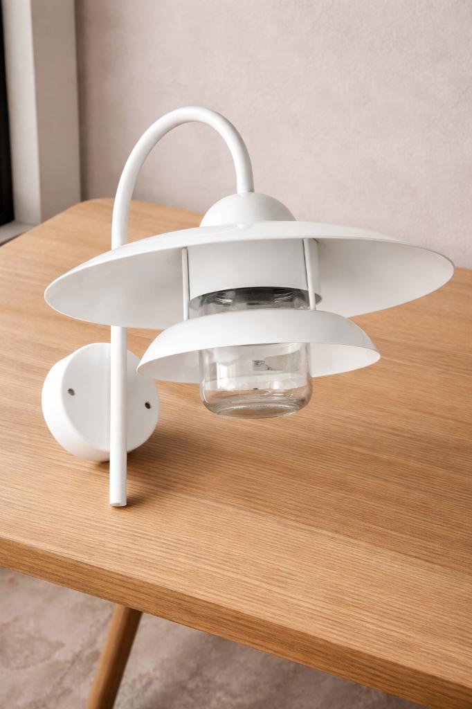 Applique extérieure danoise Horn 213 vintage scandinave, Antiquités & Art, Enlèvement