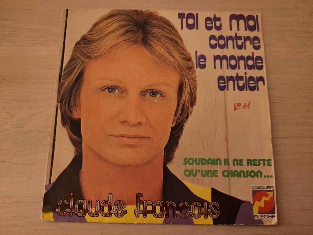 disque vinyl 45 tours Claude François, CD & DVD, Enlèvement ou Envoi, Comme neuf